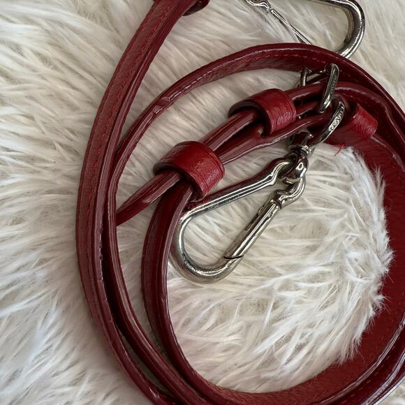 COACH Red Silver Replacement Strap - Picture 2 of 6